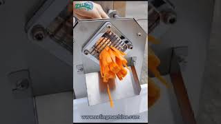 Automatic potato carrot stick cutting machine carrotcutting potatocutter vegetablecutting [upl. by Nalniuq]