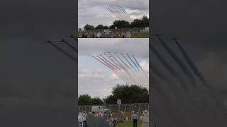 The Red Arrows arriving at RIAT 2024 [upl. by Jacey469]