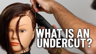 Barber Terminology What is an Undercut [upl. by Ardeha]