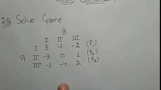 Algebraic Method of Game theory in Hindi 3×3 Matrix By JOLLY Coaching [upl. by Alyehc977]