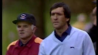 Seve Ballesteros Dunhill British Masters Woburn 1986 3rd round Last hour [upl. by Nylidam]