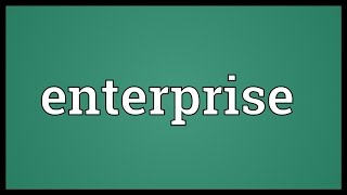 Enterprise Meaning [upl. by Ahseiat]