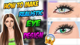 How to make realistic eye design on Stardoll  2019 [upl. by Nivloc]