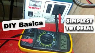 How to use digital multimeter for beginners step by step [upl. by Nyrmak633]