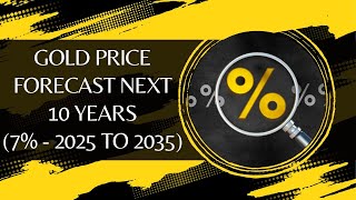 Gold Price Forecast Next 10 Years  Estimating a Rate of Return of 7 Per Year 2025 to 2035 [upl. by Akimahs]