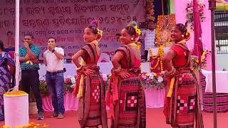 Sambalpuri Dance  State Level Yoga amp Swimming  Lady Luis GHSSambalpurdanceyogasanaviralgirls [upl. by Enala414]