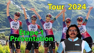 🚴‍♂️Tour de France Femmes 2024🇫🇷  Etape 1 Présentation Parcours Pronos Météo [upl. by Edgell]