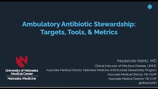 Outpatient Antimicrobial Stewardship [upl. by Fairfax]