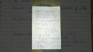 How to prove midpoint theorem Mathematics class 9 [upl. by Ecirtahs534]