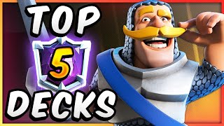 TOP 5 DECKS from the BEST PLAYERS IN THE WORLD 🏆 — Clash Royale October 2023 [upl. by Ecnerual651]