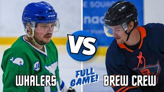 Full Game 2  Whalers vs Brew Crew [upl. by Adali]