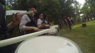 Atlanta Pipe Band Drumline MSR Warmup [upl. by Aenyl]