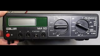 BBC Goerz Metrawatt MA 5D Digital Multimeter Messgerät test Teardown [upl. by Small]