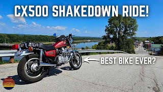 CX500 Revival Shakedown Ride [upl. by Ailedamla]