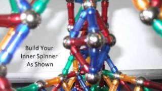 How To Build A Magnetix Spinnerwmv [upl. by Ydnirb]