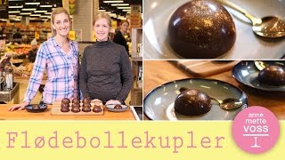 FLØDEBOLLEKUPLER med Anne au Chocolat I Annemettes Bageskole [upl. by Arodoeht]