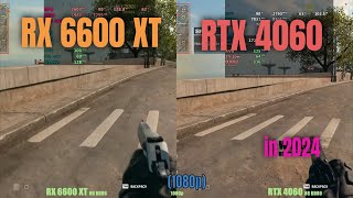 RX 6600 XT vs RTX 4060 in 2024 [upl. by Drageruaeb]