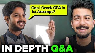 Answering all your questions about CFA  Aaditya Iyengar [upl. by Anitreb]