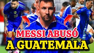 ¡MESSI a GUATEMALA le enseñó por qué es el CAMPEON DEL MUNDO [upl. by Bertrando]