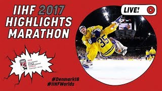 Highlights Marathon 2017  IIHFWorlds 2018 [upl. by Tarfe]