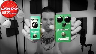 Ibanez Tube Screamer Mini VS Maxon OD808  Tone Comparison [upl. by Uranie807]