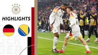 GoalFestival amp Wirtz Brace  Germany vs BosniaHerzegovina  Highlights Nations League [upl. by Jarlathus579]