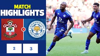 Southampton vs Leicester City 23 Highlights  Premier League  leicester southampton  Ayew Goal [upl. by Elcin740]