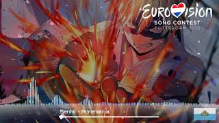 Senhit  Adrenalina nightcore version San Marino 🇸🇲 ESC 2021 [upl. by Odareg]