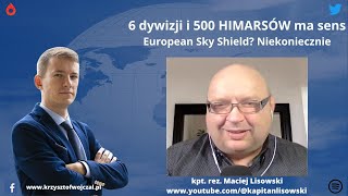 Kpt rez Maciej Lisowski  6 dywizja ma sens European Sky Shield niekoniecznie Rozmowa [upl. by Jamesy390]