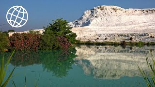 Pamukkale amp Hierapolis Turkey Amazing Places 4K [upl. by Syck531]