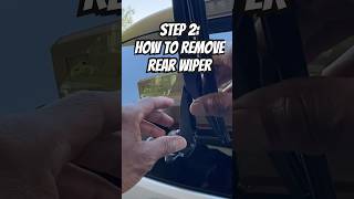 How To Remove Rear Wiper Blade Step 2 shorts [upl. by Ijar995]