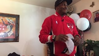 MICHAEL JORDAN SURPRISES BIGGEST FAN [upl. by Oecam654]