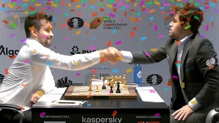 Magnus Carlsenin Dünya Satranç Şampiyonu Olduğu An [upl. by Ardnalac]