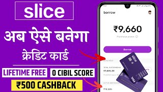 slice credit card apply online 2024  Upto ₹500 Cashback 🔥 slice credit card apply  slice card [upl. by Yhtamit]