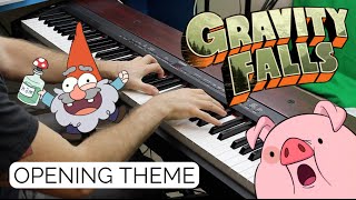 Gravity Falls  Opening Theme Slow Piano Arr [upl. by Niliak759]