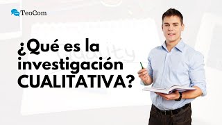 Investigación CUALITATIVA Definición características y ejemplos [upl. by Lyrradal]