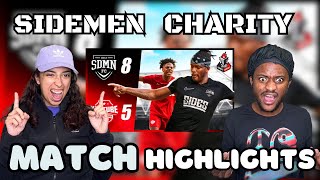 COUPLE REACTS TO SIDEMEN CHARITY MATCH 2023 Goals amp Highlights  RAE amp JAE [upl. by Aitahs583]