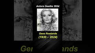 Famous Actors Who Died In 2024Shorts [upl. by Esinwahs861]