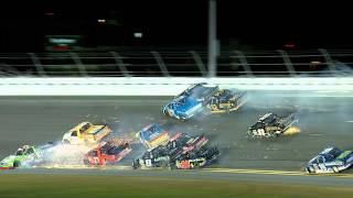 Huge crash during 2013 Daytona Truck race [upl. by Ailecec]