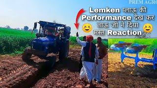 Ploughing w Sonalika 60 amp Lemken 2 mb Plough  Prem Agro Beejna [upl. by Terina588]