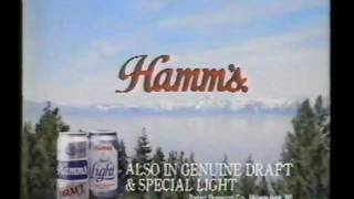 Hamms Beer Commercialwmv [upl. by Nosila]