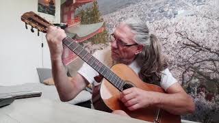 Spanish Guitar Style Raw Random Composition of typical patterns Practice [upl. by Giark80]