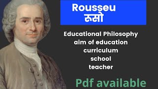 Rousseau  western philosopher [upl. by Sairtemed]