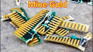 How To Mine Gold From Electronics components  World Wide ewaste [upl. by Nylcsoj138]