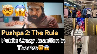 Pushpa 2 In THEATRE  Public Gone Crazy🤯😱  PUSHPA 2 Review  MUMBAI  Komal Patel Vlogs [upl. by Fabrin13]