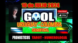 URUGUAY  COLOMBIA tarot futbol pronosticos copaamerica2024 copaamerica semifinal [upl. by Killoran]