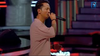 Coach Chewang Lama quotTimi Pari Ma Xu WariquotThe Voice of Nepal Kids Season3Blind Audition [upl. by Jaime]