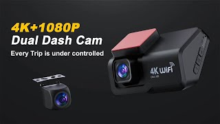 BT52 Dual Dash Cam 4K1080P [upl. by Favrot]