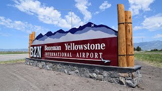 Bozeman Yellowstone International Airport Monument Sign [upl. by Camm]