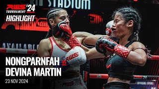 Highlight l Nongparnfah Family Muay Thai vs Devina Martin Strongheart I RWS [upl. by Stretch]